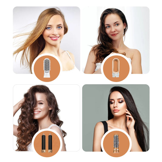 5 in 1 Hair Dryer Brush Hot Comb Set — Brosse Soufflante Professionnelle 5 en 1