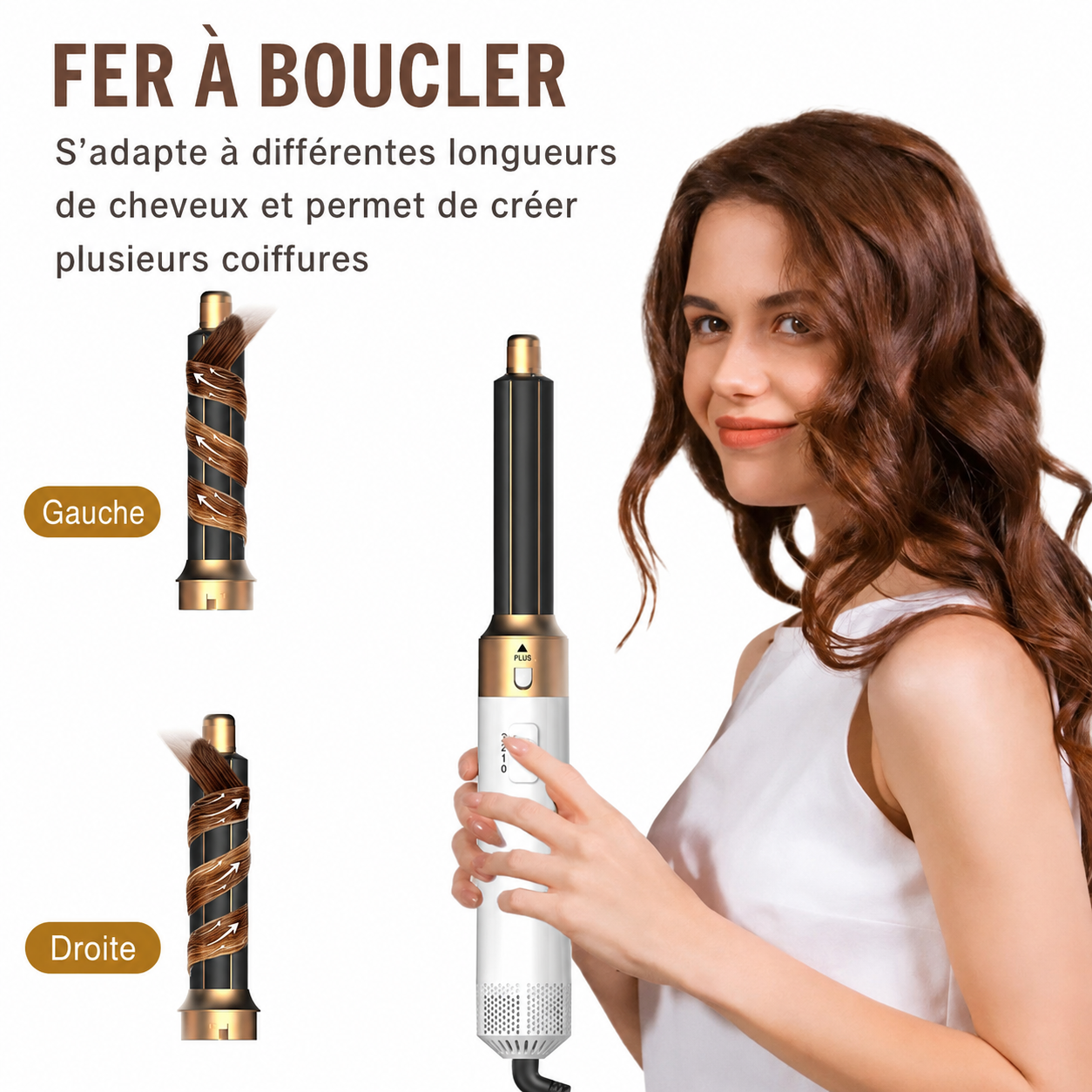 5 in 1 Hair Dryer Brush Hot Comb Set — Brosse Soufflante Professionnelle 5 en 1