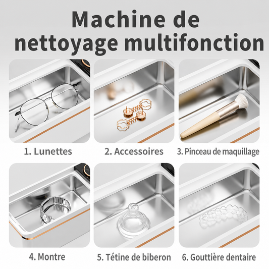 Vos Lunettes, Bijoux et Dentiers Étincelants en 3 Minutes — Sans Frotter