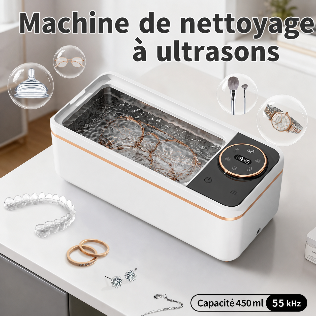 Vos Lunettes, Bijoux et Dentiers Étincelants en 3 Minutes — Sans Frotter