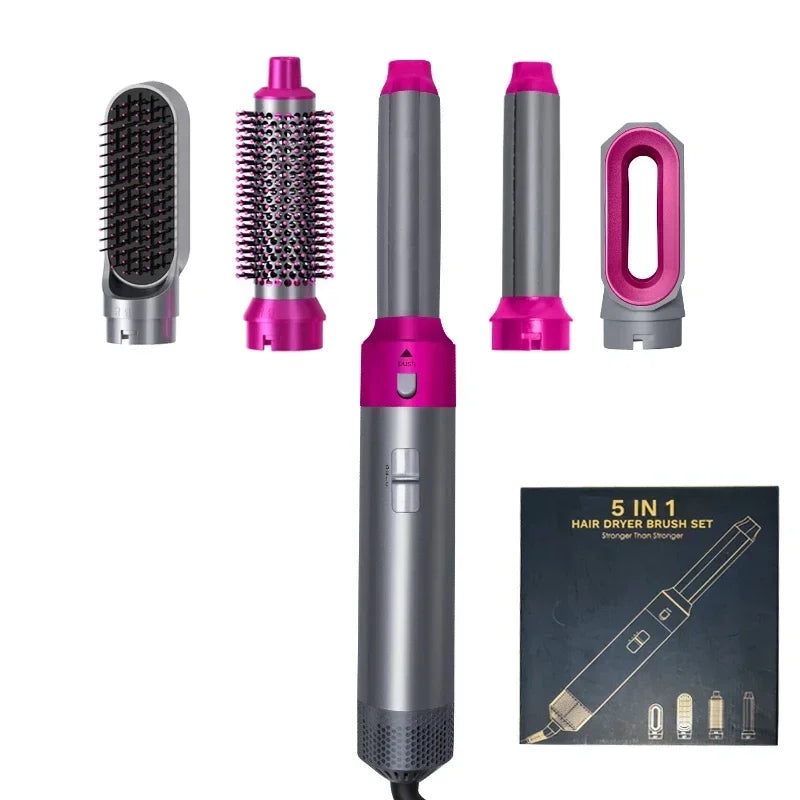 5 in 1 Hair Dryer Brush Hot Comb Set — Brosse Soufflante Professionnelle 5 en 1