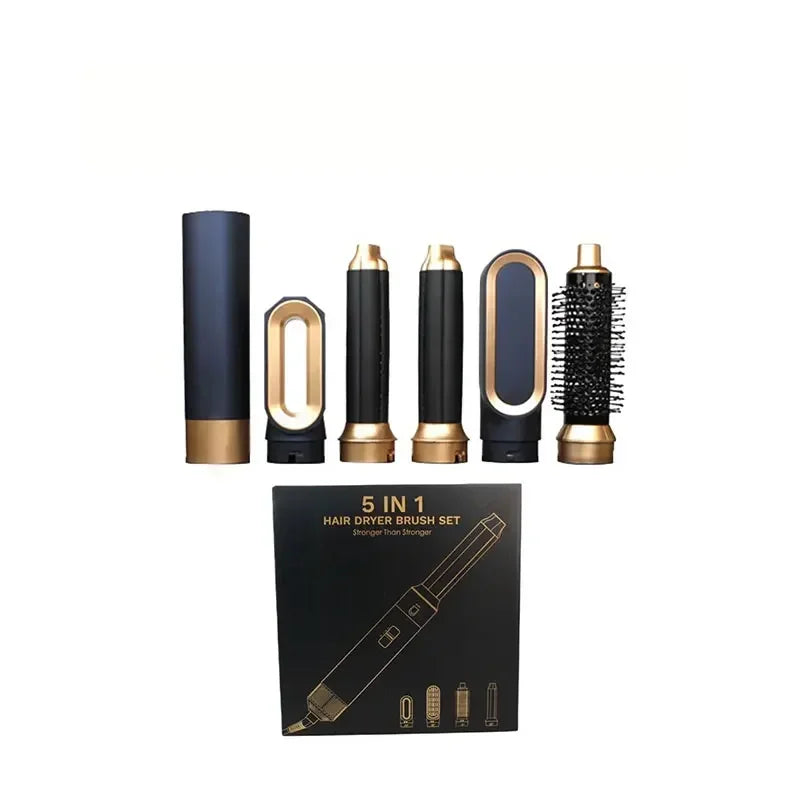5 in 1 Hair Dryer Brush Hot Comb Set — Brosse Soufflante Professionnelle 5 en 1